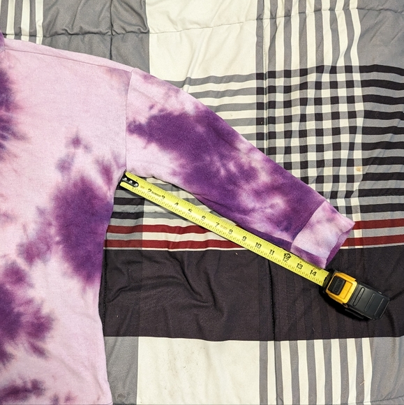 Purple Tie Dye Sweatshirt - Picture 3 of 4